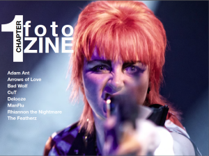 Chapter 1 of the FotoZine journal capturing the underground Music Scene in London. 